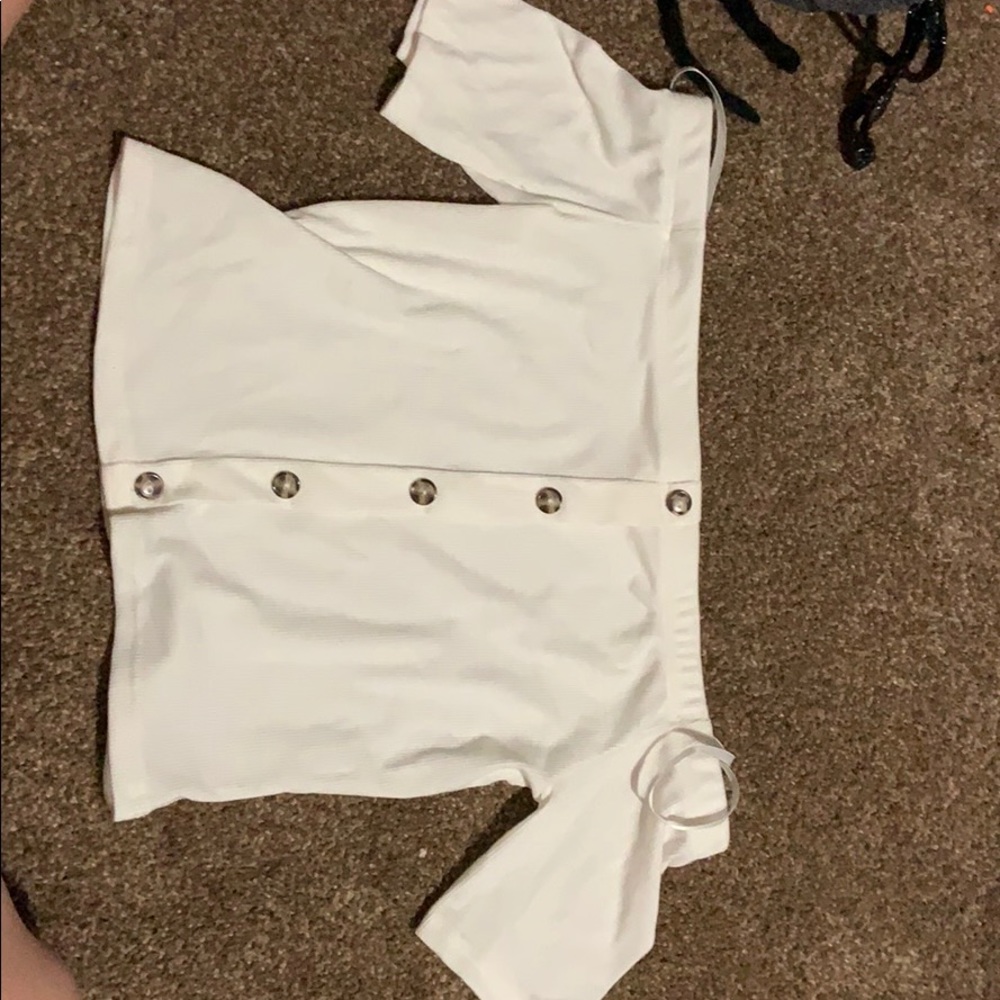 Off the shoulder shirt